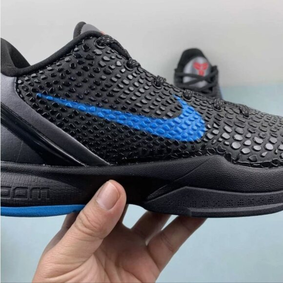 Zoom Kobe 6 'Dark Knight' Black Blue Men's - Picture 5 of 7